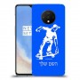ילד סקייטבורד כיסוי מגן קשיח בעיצוב אישי עם השם שלך ל OnePlus 7T יחידה אחת סקרין מובייל