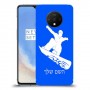 סנובורד כיסוי מגן קשיח בעיצוב אישי עם השם שלך ל OnePlus 7T יחידה אחת סקרין מובייל