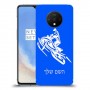 אופנוע שלג כיסוי מגן קשיח בעיצוב אישי עם השם שלך ל OnePlus 7T יחידה אחת סקרין מובייל
