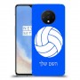 כדורעף - כדור כיסוי מגן קשיח בעיצוב אישי עם השם שלך ל OnePlus 7T יחידה אחת סקרין מובייל
