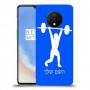 הרמת משקולות כיסוי מגן קשיח בעיצוב אישי עם השם שלך ל OnePlus 7T יחידה אחת סקרין מובייל