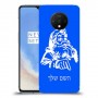 סנטה קלאוס כיסוי מגן קשיח בעיצוב אישי עם השם שלך ל OnePlus 7T יחידה אחת סקרין מובייל