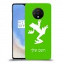 צפרדע טרופית כיסוי מגן קשיח בעיצוב אישי עם השם שלך ל OnePlus 7T יחידה אחת סקרין מובייל