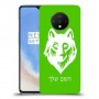 זאב כיסוי מגן קשיח בעיצוב אישי עם השם שלך ל OnePlus 7T יחידה אחת סקרין מובייל