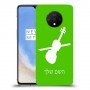 כינור כיסוי מגן קשיח בעיצוב אישי עם השם שלך ל OnePlus 7T יחידה אחת סקרין מובייל