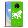 אריה כיסוי מגן קשיח בעיצוב אישי עם השם שלך ל OnePlus 7T יחידה אחת סקרין מובייל