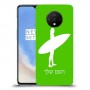 גלישה כיסוי מגן קשיח בעיצוב אישי עם השם שלך ל OnePlus 7T יחידה אחת סקרין מובייל