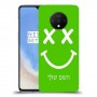 סמיילי כיסוי מגן קשיח בעיצוב אישי עם השם שלך ל OnePlus 7T יחידה אחת סקרין מובייל