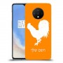 תרנגול כיסוי מגן קשיח בעיצוב אישי עם השם שלך ל OnePlus 7T יחידה אחת סקרין מובייל