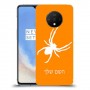 עכביש כיסוי מגן קשיח בעיצוב אישי עם השם שלך ל OnePlus 7T יחידה אחת סקרין מובייל