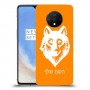 זאב כיסוי מגן קשיח בעיצוב אישי עם השם שלך ל OnePlus 7T יחידה אחת סקרין מובייל
