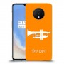 חצוצרה כיסוי מגן קשיח בעיצוב אישי עם השם שלך ל OnePlus 7T יחידה אחת סקרין מובייל