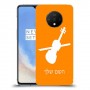 כינור כיסוי מגן קשיח בעיצוב אישי עם השם שלך ל OnePlus 7T יחידה אחת סקרין מובייל