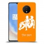 תאומים כיסוי מגן קשיח בעיצוב אישי עם השם שלך ל OnePlus 7T יחידה אחת סקרין מובייל
