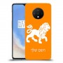 אריה כיסוי מגן קשיח בעיצוב אישי עם השם שלך ל OnePlus 7T יחידה אחת סקרין מובייל