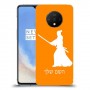 סמוראי כיסוי מגן קשיח בעיצוב אישי עם השם שלך ל OnePlus 7T יחידה אחת סקרין מובייל