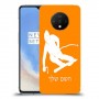 סקִי כיסוי מגן קשיח בעיצוב אישי עם השם שלך ל OnePlus 7T יחידה אחת סקרין מובייל