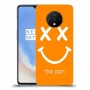 סמיילי כיסוי מגן קשיח בעיצוב אישי עם השם שלך ל OnePlus 7T יחידה אחת סקרין מובייל