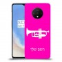 חצוצרה כיסוי מגן קשיח בעיצוב אישי עם השם שלך ל OnePlus 7T יחידה אחת סקרין מובייל