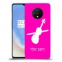 כינור כיסוי מגן קשיח בעיצוב אישי עם השם שלך ל OnePlus 7T יחידה אחת סקרין מובייל