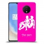 תאומים כיסוי מגן קשיח בעיצוב אישי עם השם שלך ל OnePlus 7T יחידה אחת סקרין מובייל