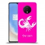 עקרב כיסוי מגן קשיח בעיצוב אישי עם השם שלך ל OnePlus 7T יחידה אחת סקרין מובייל