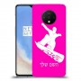 סנובורד כיסוי מגן קשיח בעיצוב אישי עם השם שלך ל OnePlus 7T יחידה אחת סקרין מובייל