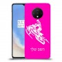 אופנוע שלג כיסוי מגן קשיח בעיצוב אישי עם השם שלך ל OnePlus 7T יחידה אחת סקרין מובייל