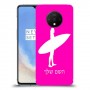 גלישה כיסוי מגן קשיח בעיצוב אישי עם השם שלך ל OnePlus 7T יחידה אחת סקרין מובייל