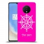 הגה - קפטן - ים כיסוי מגן קשיח בעיצוב אישי עם השם שלך ל OnePlus 7T יחידה אחת סקרין מובייל