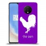 תרנגול כיסוי מגן קשיח בעיצוב אישי עם השם שלך ל OnePlus 7T יחידה אחת סקרין מובייל