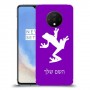 צפרדע טרופית כיסוי מגן קשיח בעיצוב אישי עם השם שלך ל OnePlus 7T יחידה אחת סקרין מובייל