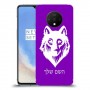 זאב כיסוי מגן קשיח בעיצוב אישי עם השם שלך ל OnePlus 7T יחידה אחת סקרין מובייל