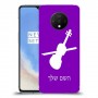 כינור כיסוי מגן קשיח בעיצוב אישי עם השם שלך ל OnePlus 7T יחידה אחת סקרין מובייל