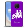 תאומים כיסוי מגן קשיח בעיצוב אישי עם השם שלך ל OnePlus 7T יחידה אחת סקרין מובייל