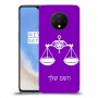 מאזניים כיסוי מגן קשיח בעיצוב אישי עם השם שלך ל OnePlus 7T יחידה אחת סקרין מובייל