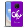 עקרב כיסוי מגן קשיח בעיצוב אישי עם השם שלך ל OnePlus 7T יחידה אחת סקרין מובייל