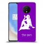 בתולה כיסוי מגן קשיח בעיצוב אישי עם השם שלך ל OnePlus 7T יחידה אחת סקרין מובייל