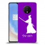 סמוראי כיסוי מגן קשיח בעיצוב אישי עם השם שלך ל OnePlus 7T יחידה אחת סקרין מובייל