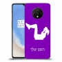 אימון ספורט - אישה כיסוי מגן קשיח בעיצוב אישי עם השם שלך ל OnePlus 7T יחידה אחת סקרין מובייל