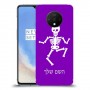 שלד כיסוי מגן קשיח בעיצוב אישי עם השם שלך ל OnePlus 7T יחידה אחת סקרין מובייל