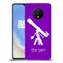טלסקופ כיסוי מגן קשיח בעיצוב אישי עם השם שלך ל OnePlus 7T יחידה אחת סקרין מובייל