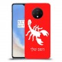 עקרב כיסוי מגן קשיח בעיצוב אישי עם השם שלך ל OnePlus 7T יחידה אחת סקרין מובייל