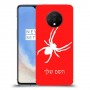 עכביש כיסוי מגן קשיח בעיצוב אישי עם השם שלך ל OnePlus 7T יחידה אחת סקרין מובייל