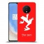 צפרדע טרופית כיסוי מגן קשיח בעיצוב אישי עם השם שלך ל OnePlus 7T יחידה אחת סקרין מובייל