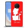 אישה אהבה כיסוי מגן קשיח בעיצוב אישי עם השם שלך ל OnePlus 7T יחידה אחת סקרין מובייל