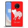 טלה כיסוי מגן קשיח בעיצוב אישי עם השם שלך ל OnePlus 7T יחידה אחת סקרין מובייל