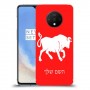 שור כיסוי מגן קשיח בעיצוב אישי עם השם שלך ל OnePlus 7T יחידה אחת סקרין מובייל