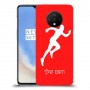רץ כיסוי מגן קשיח בעיצוב אישי עם השם שלך ל OnePlus 7T יחידה אחת סקרין מובייל