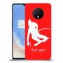 סקִי כיסוי מגן קשיח בעיצוב אישי עם השם שלך ל OnePlus 7T יחידה אחת סקרין מובייל